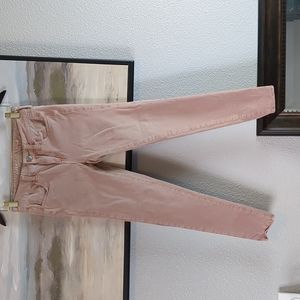 AMERICAN EAGLE PINK SOFT (LIKE VELVET) SUPER STRETCH JEGGING SIZE 2